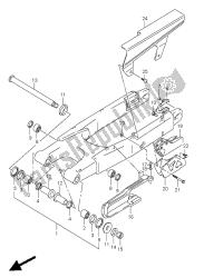 bras oscillant arrière