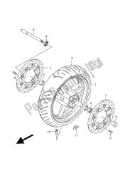 roda dianteira (gsx650f-fu)