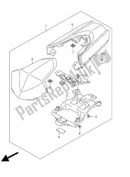 caja de cola del asiento