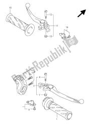 levier de poignée (sv1000s-s1-s2)