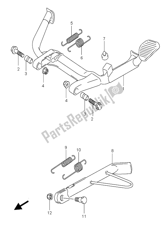 Todas las partes para Estar de Suzuki Burgman AN 400S 2006