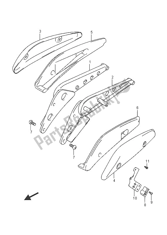 All parts for the Frame Handle Grip (vzr1800uf E19) of the Suzuki VZR 1800 BZ M Intruder 2016