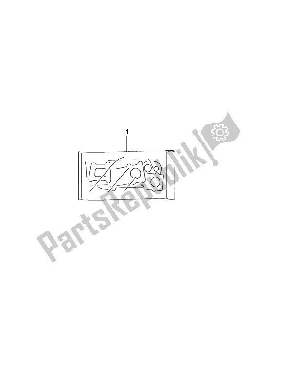 All parts for the Gasket Set of the Suzuki GSX 1400 2005