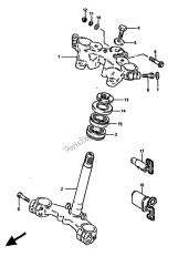 haste de direção (gsx550es-ef)