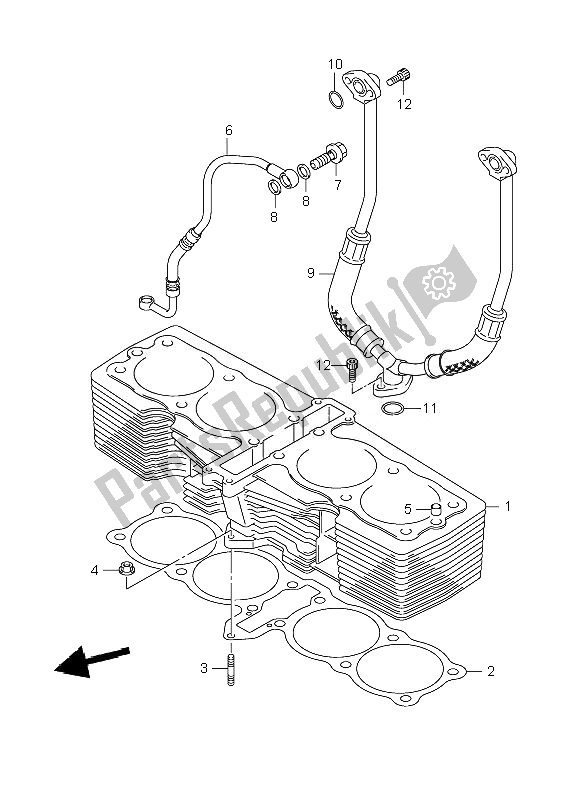 Tutte le parti per il Cilindro del Suzuki GSX 1400Z 2007