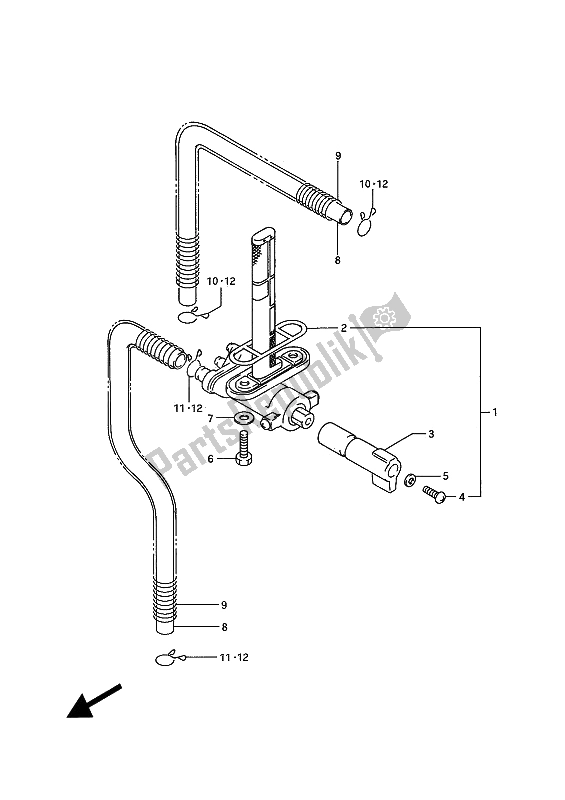 Tutte le parti per il Rubinetto Del Carburante del Suzuki GSX R 750W 1992