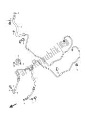 mangueira do freio dianteiro (gsx-s1000a)