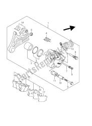 REAR CALIPER (DL650 E19)