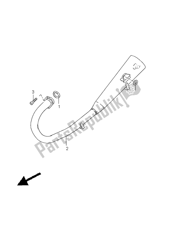Tutte le parti per il Silenziatore del Suzuki GN 125E 2000