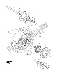 REAR WHEEL (GSR600A-UA)