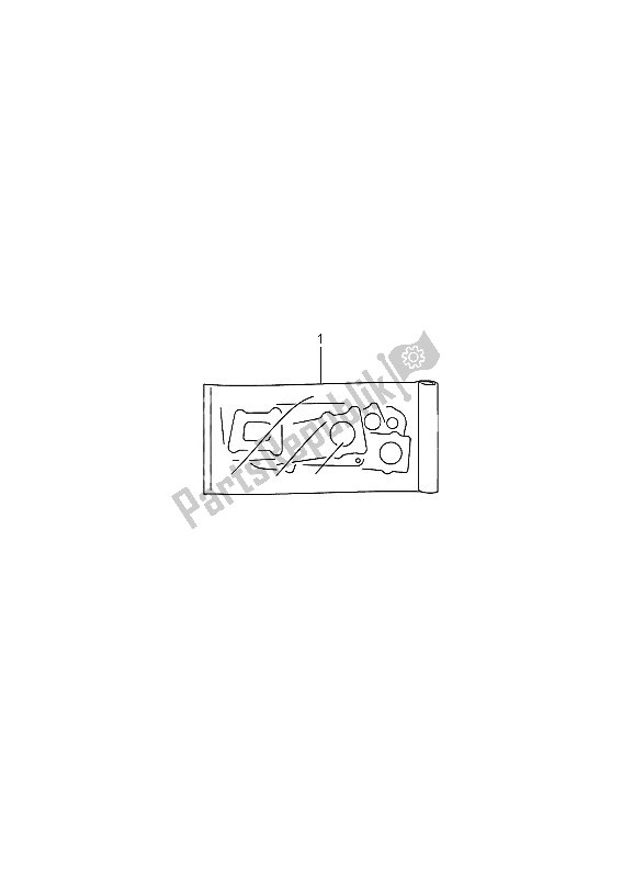 All parts for the Gasket Set of the Suzuki LT Z 50 Quadsport 2016