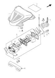 luz de combinación trasera