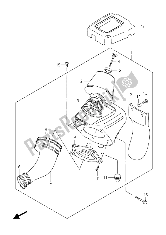 Tutte le parti per il Filtro Dell'aria del Suzuki RM 85 SW LW 2015