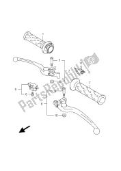 levier de poignée (gsx650fu e21)