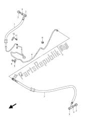 flexible de frein arrière (an650a e2)