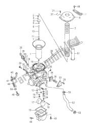 carburateur (achter)