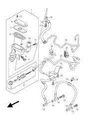 flexible de frein avant (gsx1300bka-au2)