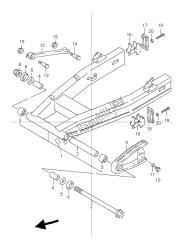 bras oscillant arrière