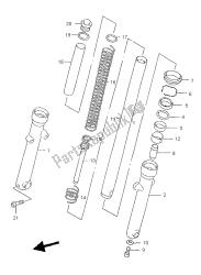 ammortizzatore forcella anteriore