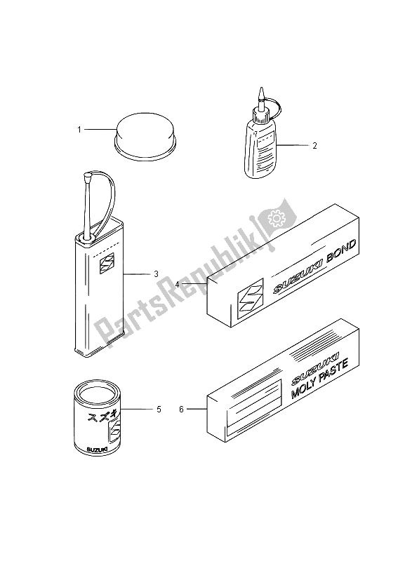 All parts for the Optional of the Suzuki DL 650A V Strom 2015