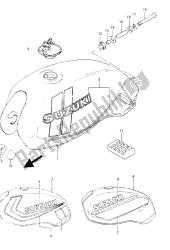 réservoir de carburant (gsx400e)