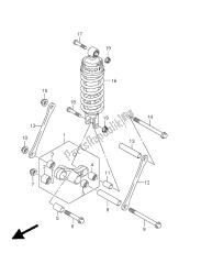 palanca de amortiguación trasera (gsx650f e21)