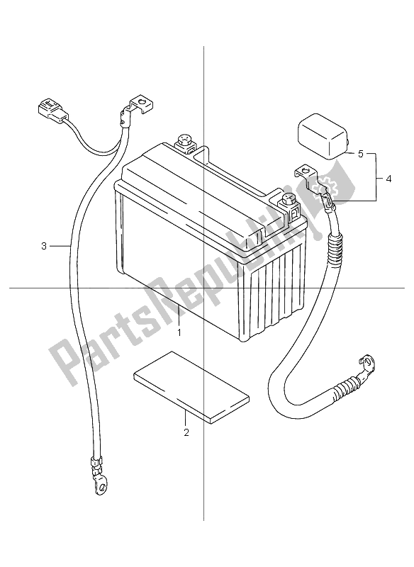Toutes les pièces pour le Batterie du Suzuki GSX 1200 Inazuma 2000