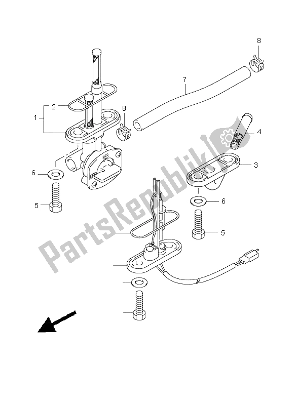 Toutes les pièces pour le Robinet De Carburant du Suzuki RV 125 Vanvan 2003