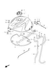 tanque de combustível (gsx-r600uf)