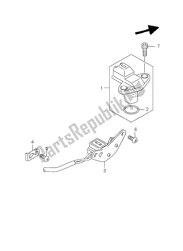 Tutte le parti per il Generatore Di Segnale del Suzuki GSR 600A 2007