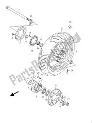 roda traseira (gsf650a)