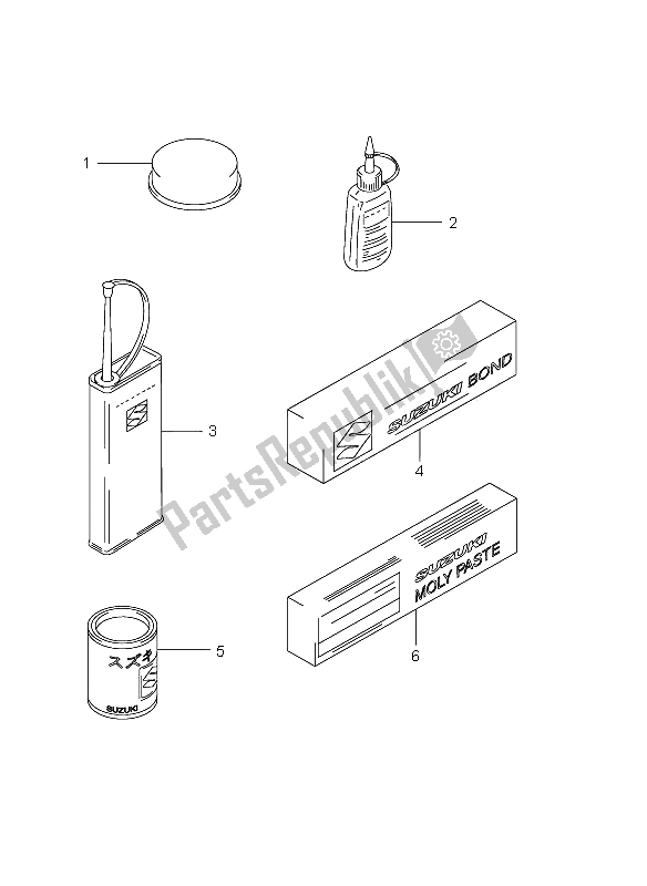 All parts for the Optional of the Suzuki GSX R 750 2011