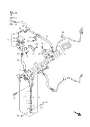 maître-cylindre arrière (gsx1300rauf e19)