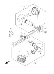 lámpara de señal de giro (gs500f-fu)