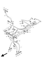 flexible de frein avant (gsf650a-sa-ua-sua)