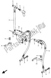manguera del freno delantero (gsx750es-ef)