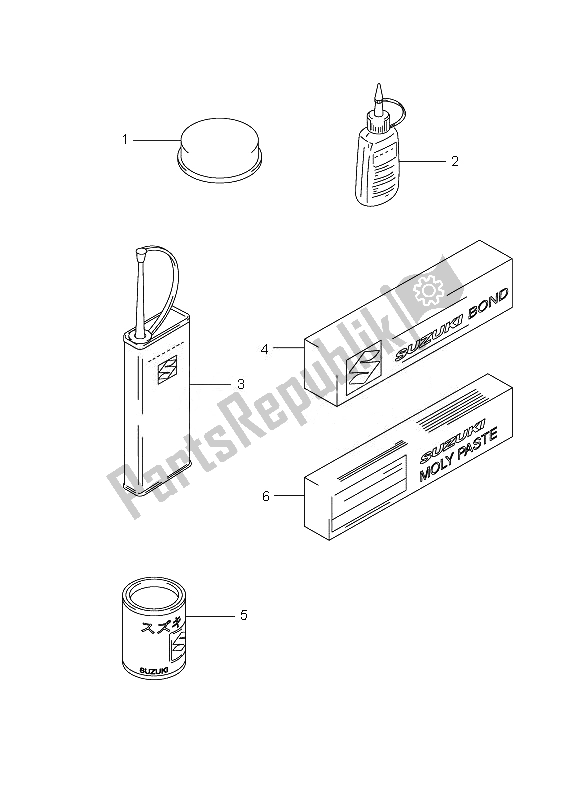 All parts for the Optional of the Suzuki GSF 650 Nsnasa Bandit 2007