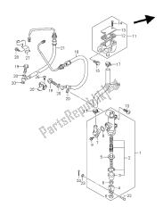 hoofdremcilinder achter (gsf1250a e21)