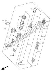 amortisseur de fourche avant (gsf650s-su-sa-sua)