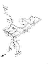 mangueira do freio dianteiro (gsf650sa)