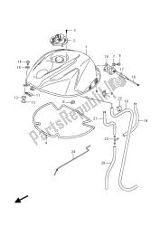 tanque de combustível (gsx-r750)