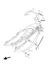 couvre-siège arrière (gsf600s-su)
