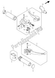 levier de poignée (vzr1800bz e02)