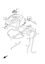 réservoir de carburant (gsx-r600 e21)