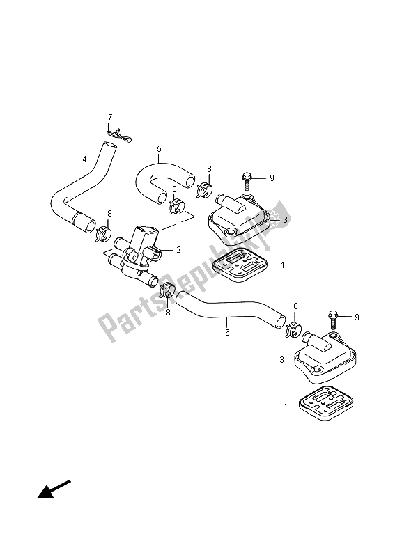 Tutte le parti per il 2a Aria del Suzuki GSR 750A 2015