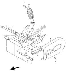 bras oscillant arrière