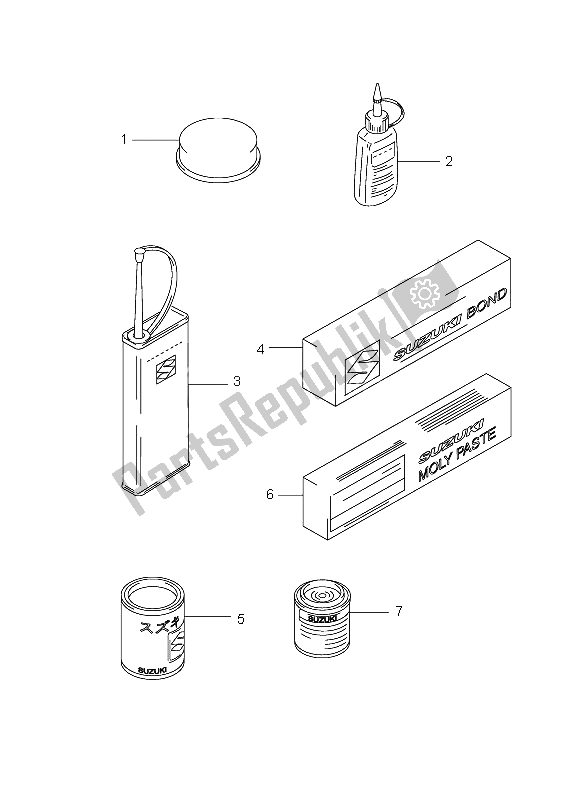 Tutte le parti per il Opzionale del Suzuki GSX 1400 2006