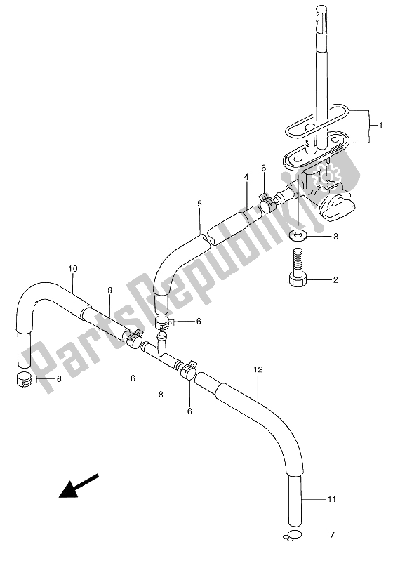 Toutes les pièces pour le Robinet De Carburant du Suzuki RGV 250 1992