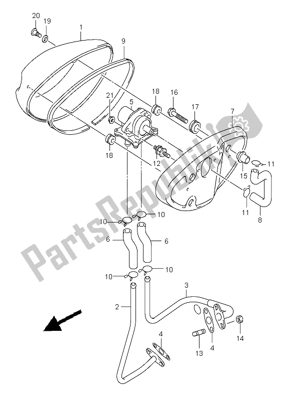 Toutes les pièces pour le 2e Air du Suzuki C 1500 VL 2009