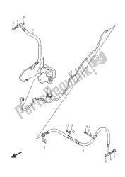 flexible de frein arrière (an400a)